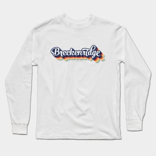 Skiing Breckenridge Colorado Long Sleeve T-Shirt